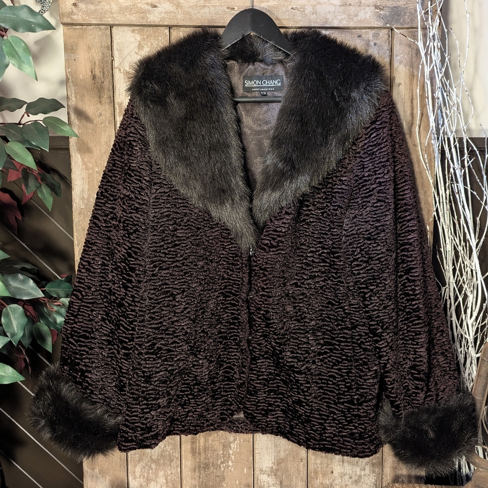 FINAL SALE.  Amazing Simon Chang Persian Style Coat     M/L